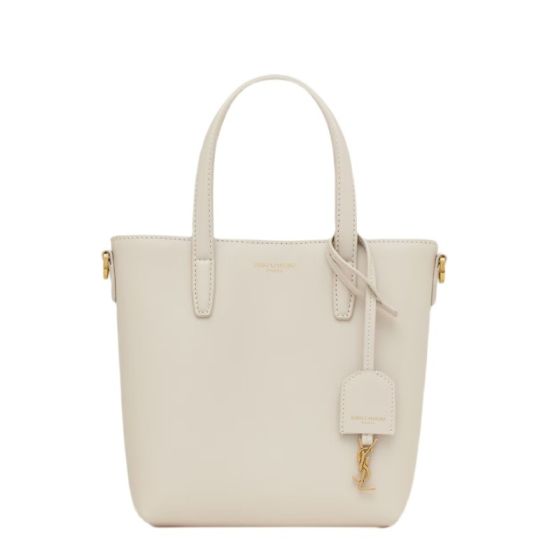 Mini Toy SHOPPING SAINT LAURENT in box leather