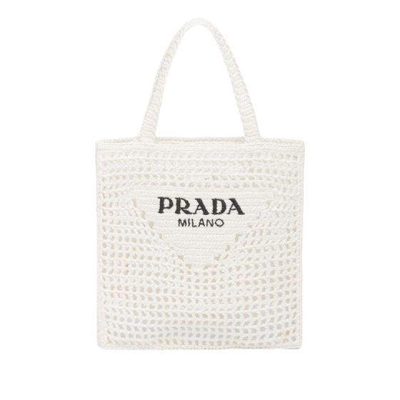 Prada Crochet tote bag