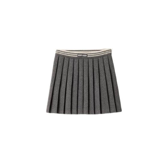 MIU MIU Wool and cashmere skirt