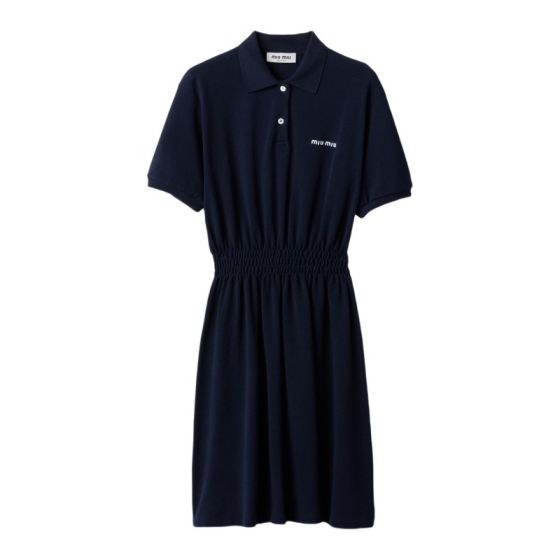 MIU MIU Cotton piqué dress