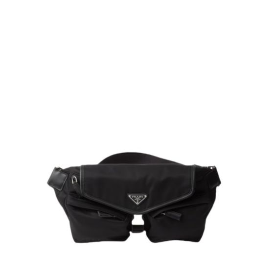 Prada Re-Nylon and leather shoulder bag