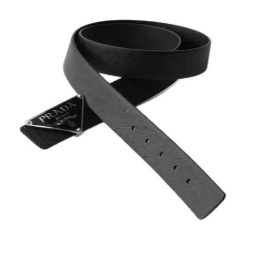 Prada Reversible Saffiano leather belt strap