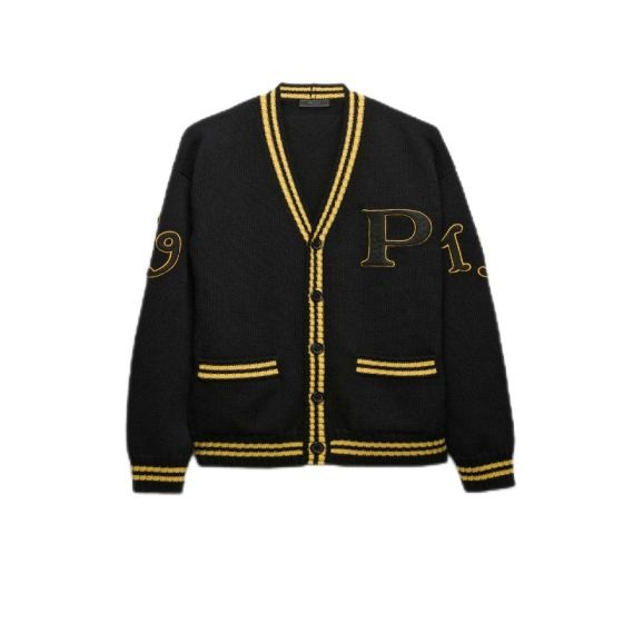 Prada Wool and cashmere cardigan with patches