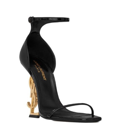 YSL OPYUM Sandals in patent leather