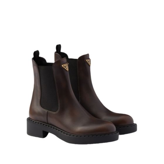 Prada Leather Chelsea boots