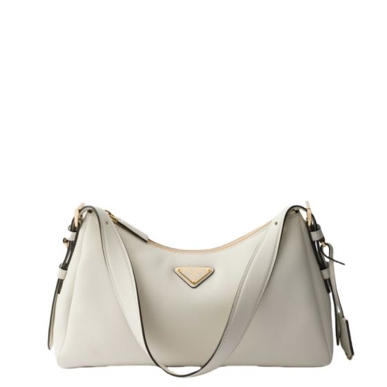 Prada Aimée large leather shoulder bag