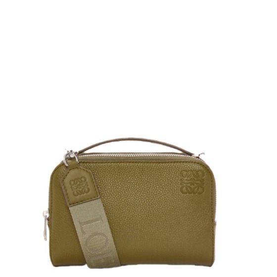 LOEWE Mini crossbody camera bag in soft grained calfskin
