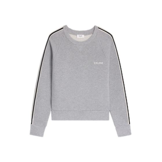 celine sweatshirt in cotton fleece