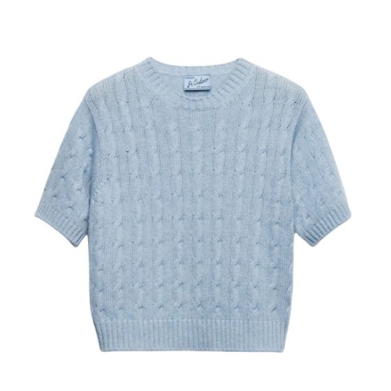 Prada Cable-knit Re-Cashmere sweater