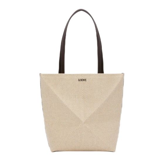 LOEWE Puzzle Fold tote in cotton jacquard