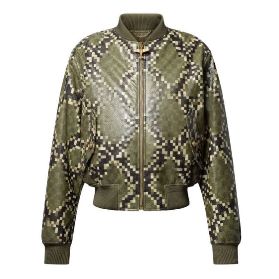 LV Graphic Leather Bomber