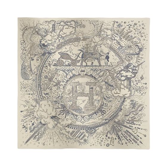 Hermès Please Hold The Line scarf 90