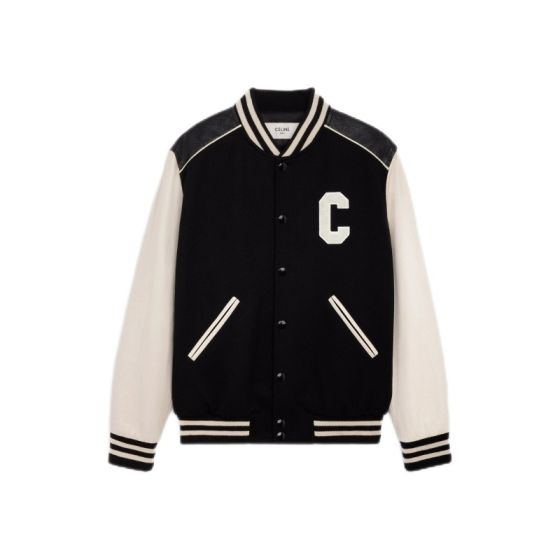 Celine classic teddy jacket in textured wool