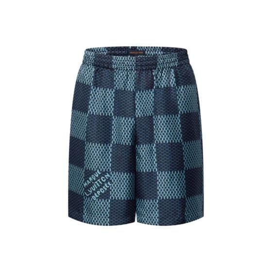 LV Damier Silk Shorts