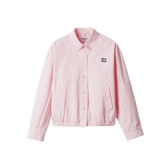 MIU MIU Poplin blouson jacket