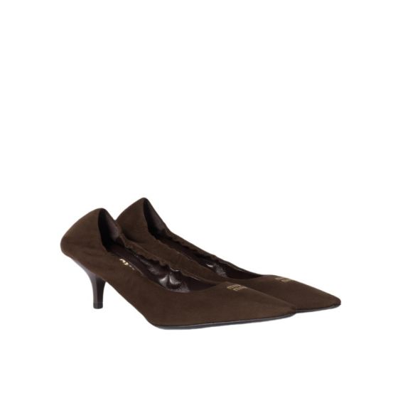 MIU MIU Ruches suede pumps