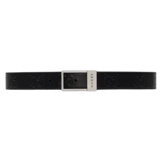 Gucci GG belt with rectangular buckle