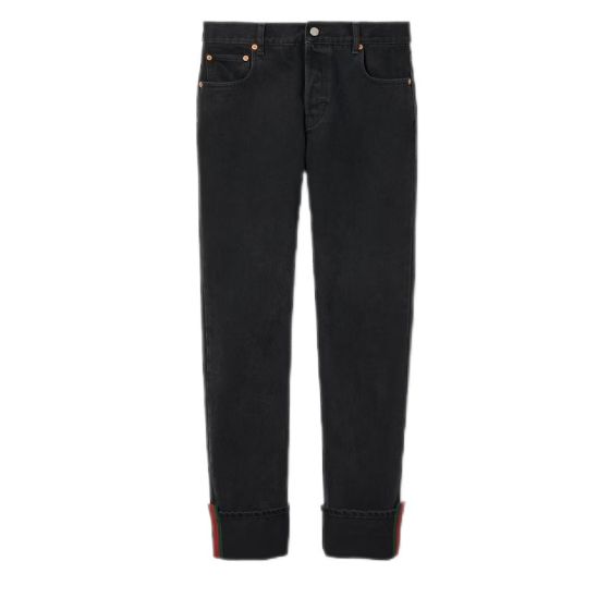 Gucci Denim pant with Web