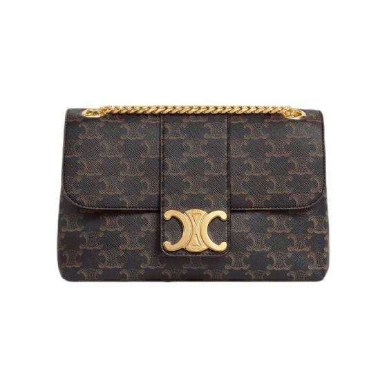 MEDIUM CELINE VICTOIRE BAG IN TRIOMPHE CANVAS