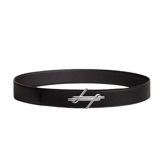Hermès H Noue belt buckle & Reversible leather strap 38 mm