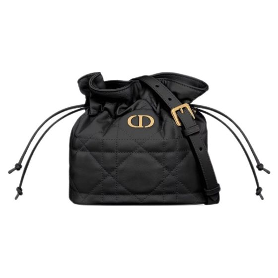 Dior Miss Caro Mini Bucket Bag with Drawstring