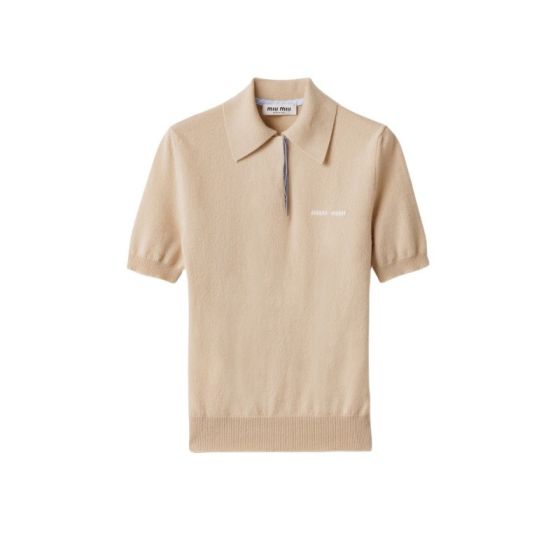 MIU MIU Cashmere polo sweater