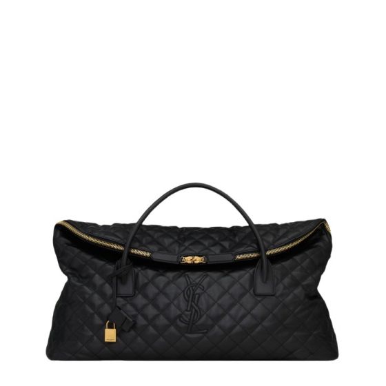 YSL ES GIANT TRAVEL BAG IN QUILTED LEATHER