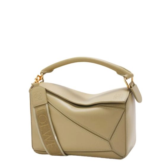 LOEWE Small Puzzle bag in satin calfskin