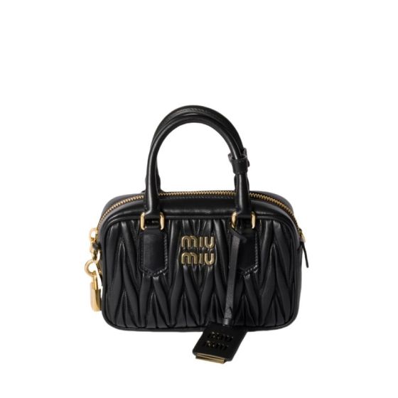 MIU MIU Arcadie matelassé nappa leather bag