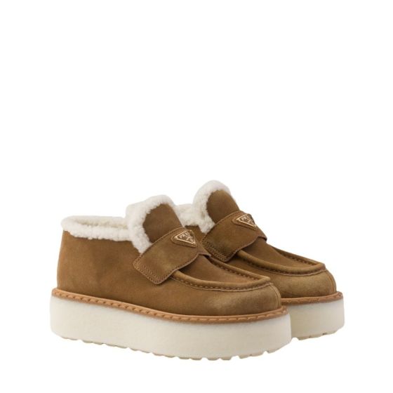 Prada Suede loafers