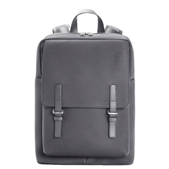 LOEWE Military backpack in soft grained calfskin