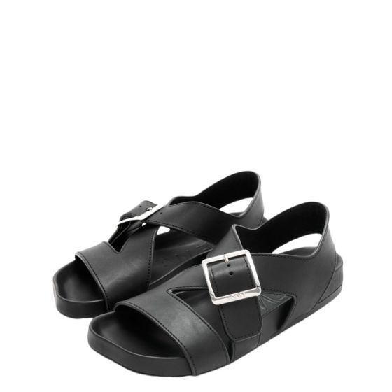 LOEWE Ease Buckle sandal in vegetal calfskin