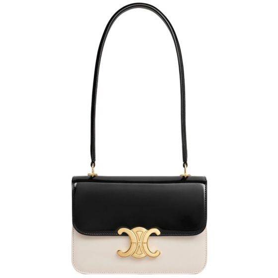Celine TEEN GARANCE BAG IN BICOLOUR PATENT CALFSKIN
