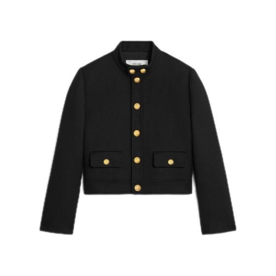 Celine Verneuil jacket in double faced wool tricotine