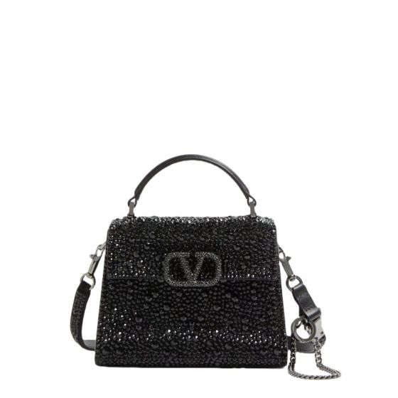 Valentino MINI VSLING HANDBAG WITH SPARKLING EMBROIDERY	