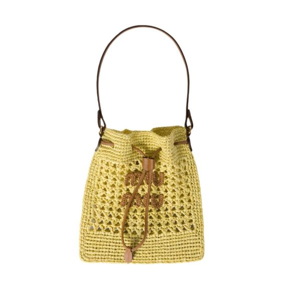MIU MIU Woven fabric mini-bag
