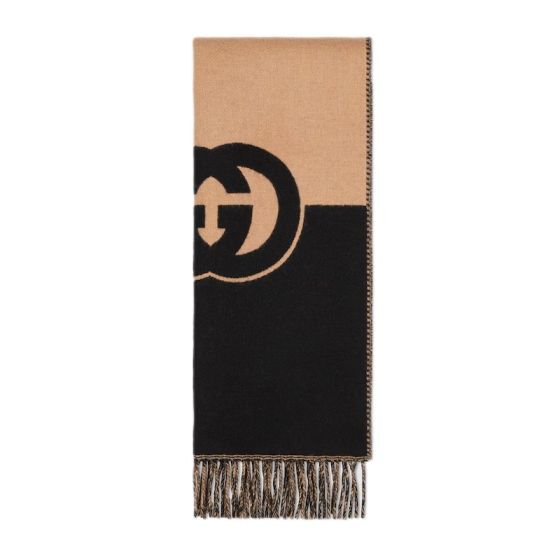 Gucci Wool with Interlocking G scarf