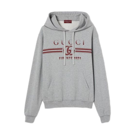 Gucci Cotton jersey hooded sweatshirt