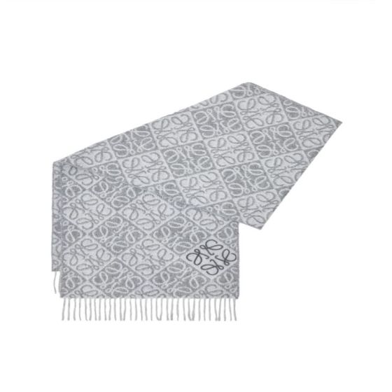 LOEWE Anagram scarf in wool and cashmere