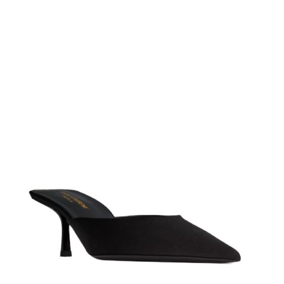 YSL BARBARA mules in satin crepe