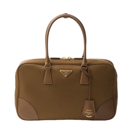 Prada Re-Edition 1978 large Re-Nylon and Saffiano leather two-handle bag