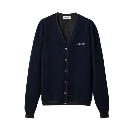 MIU MIU Silk cashmere cardigan sweater
