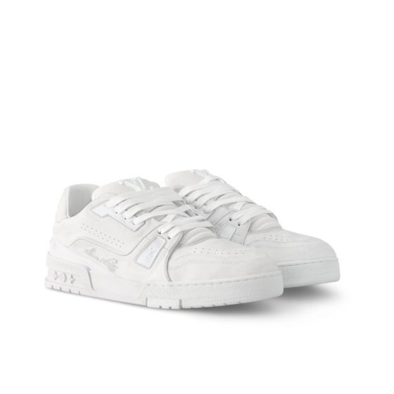 LV Trainer Distressed Sneaker