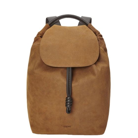 LOEWE Flamenco backpack in pressed suede