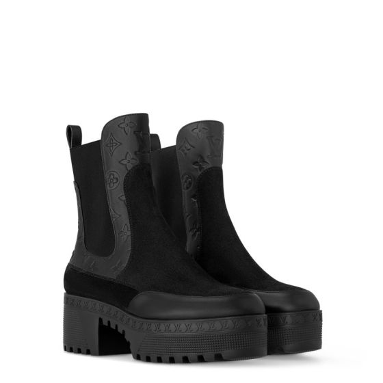 LV Laureate Platform Chelsea Boot