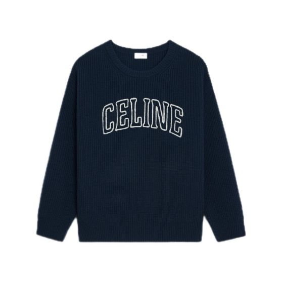 celine oversized sweater in ribbed wool