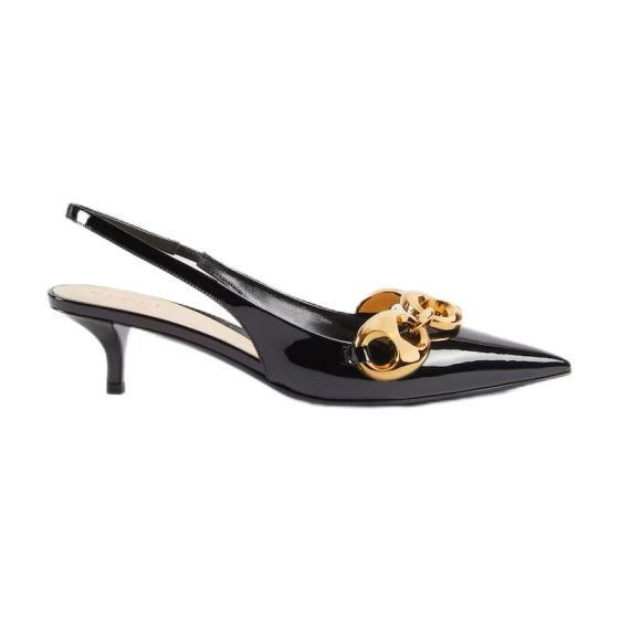 Women's slingback with Gucci Marina Chain