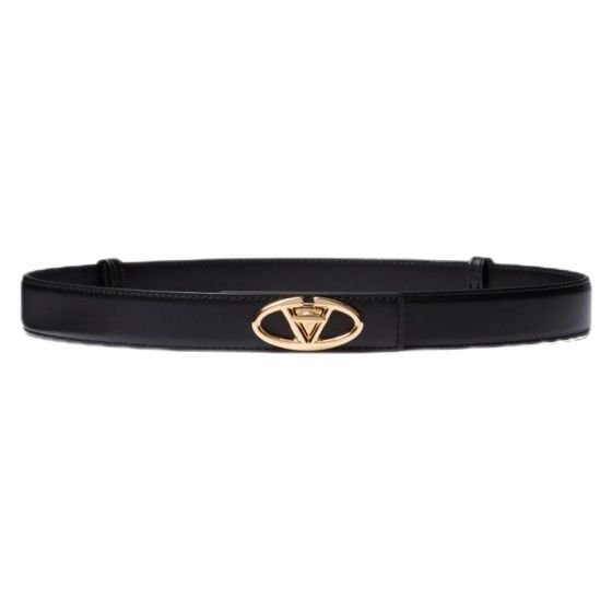 Valentino THE BOLD EDITION VLOGO CALFSKIN BELT