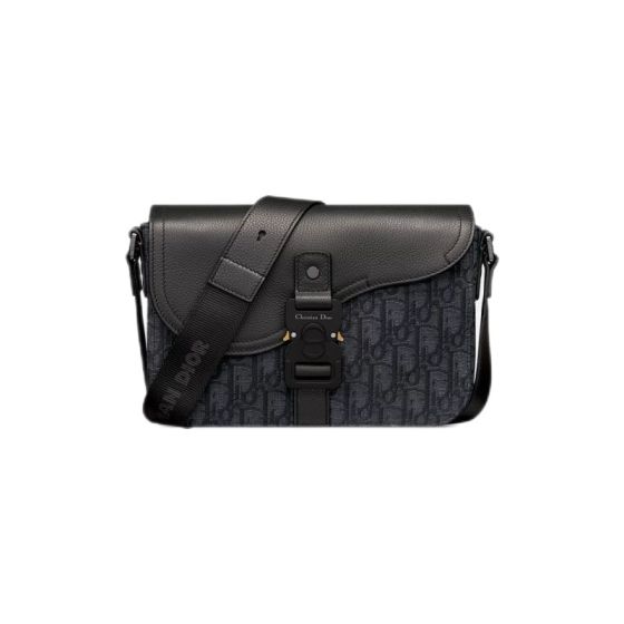 Dior Small Saddle Messenger Bag with Flap