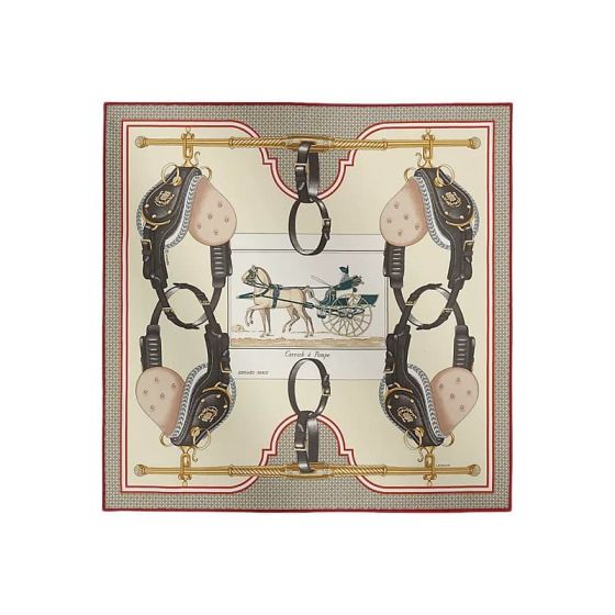 Hermès Carrick a Pompe scarf 45